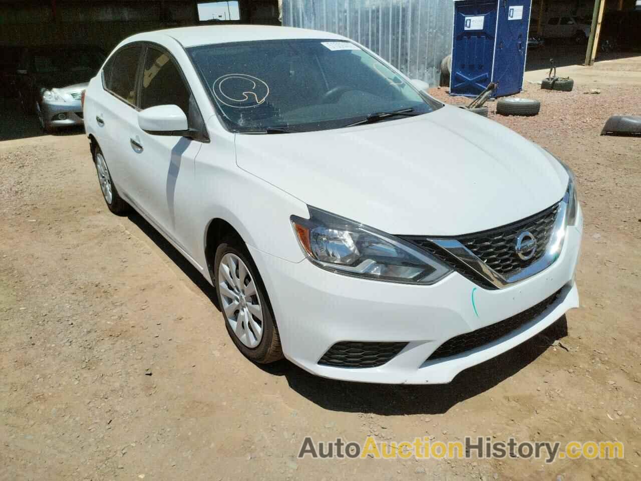 2016 NISSAN SENTRA S, 3N1AB7AP1GY282624