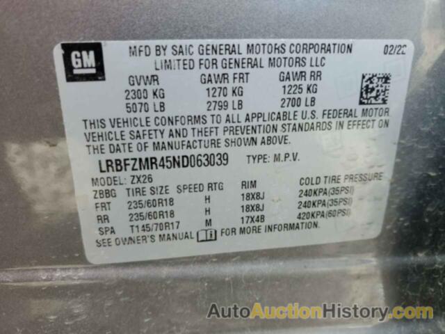 BUICK ENVISION PREFERRED, LRBFZMR45ND063039