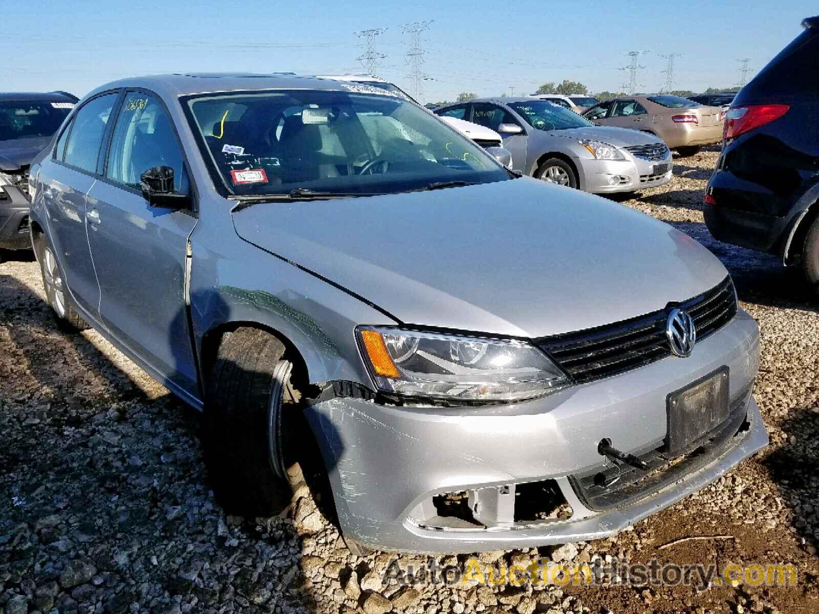 2012 VOLKSWAGEN JETTA SE, 3VWDX7AJXCM367824