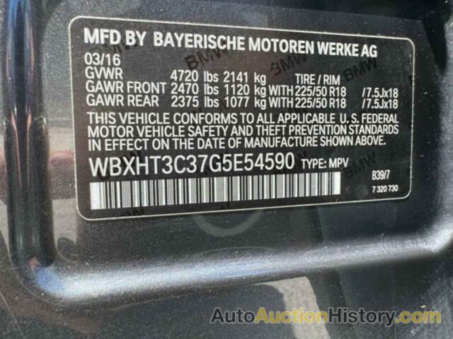 BMW X1 XDRIVE28I, WBXHT3C37G5E54590