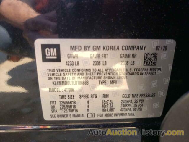 BUICK ENCORE SELECT, KL4MMDSL1LB106688