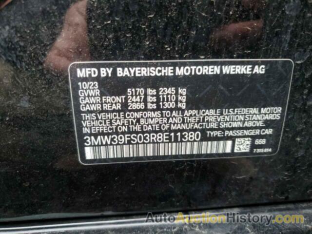 BMW 3 SERIES, 3MW39FS03R8E11380