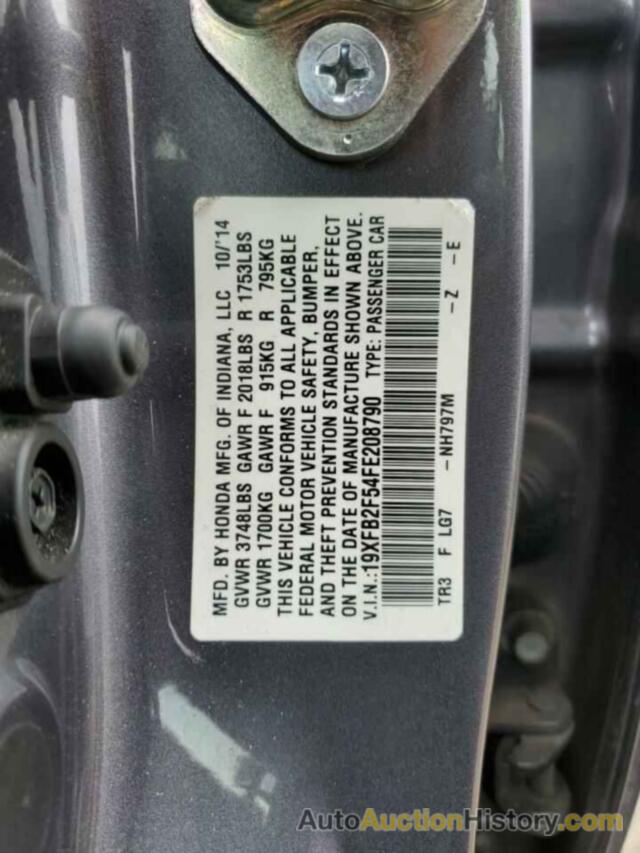 HONDA CIVIC LX, 19XFB2F54FE208790