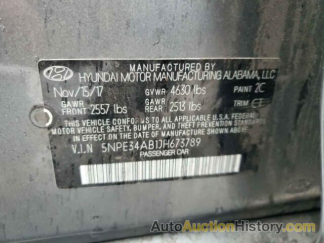 HYUNDAI SONATA SPORT, 5NPE34AB1JH673789