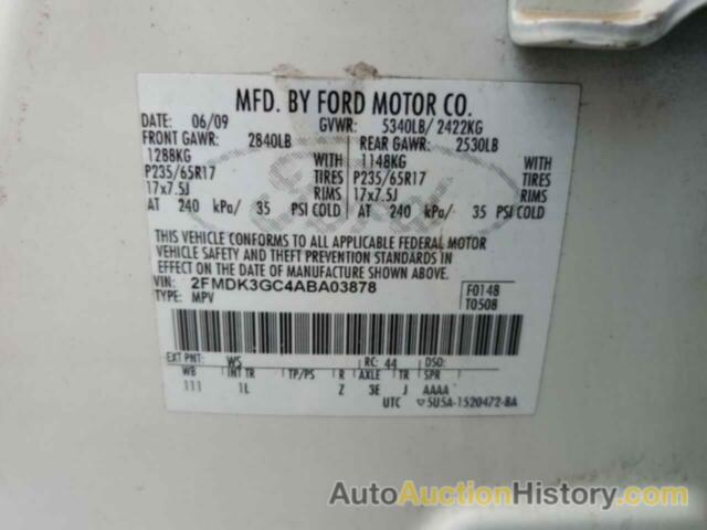 FORD EDGE SE, 2FMDK3GC4ABA03878