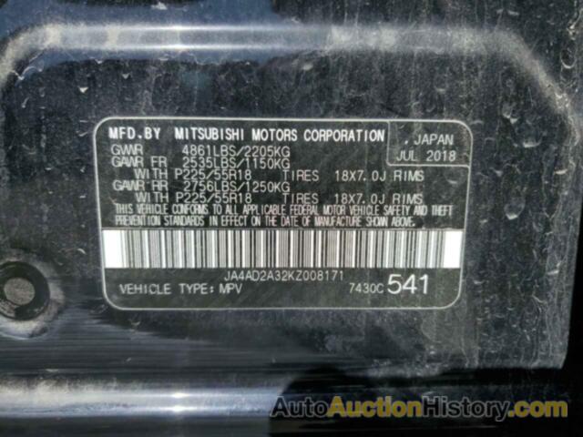 MITSUBISHI OUTLANDER ES, JA4AD2A32KZ008171