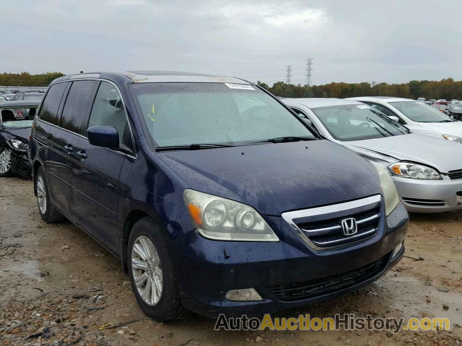 2005 HONDA ODYSSEY TOURING, 5FNRL38805B080306