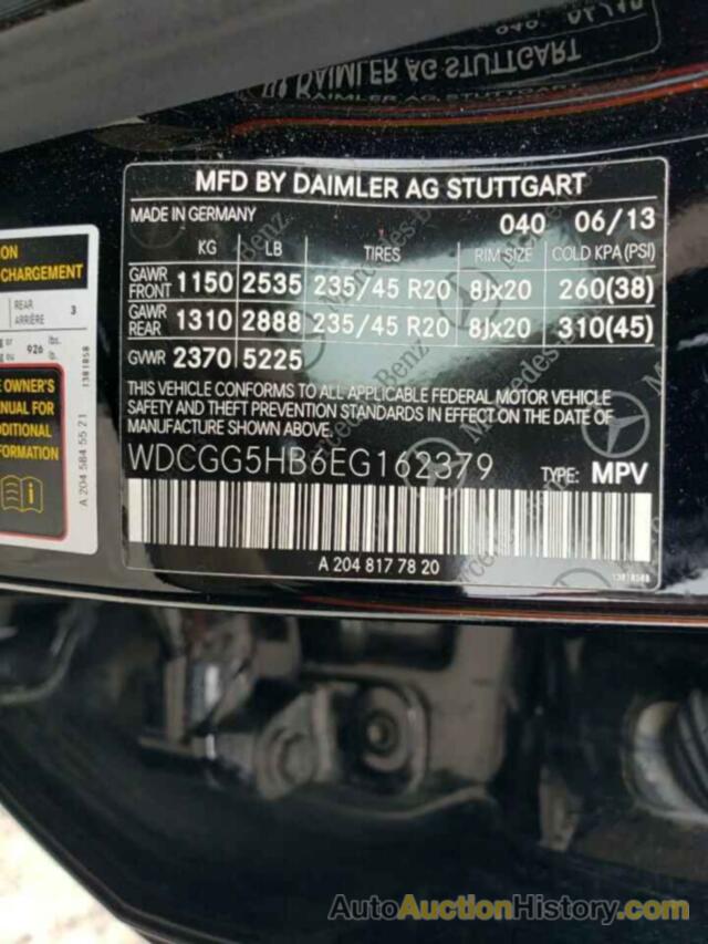 MERCEDES-BENZ GLK-CLASS 350, WDCGG5HB6EG162379