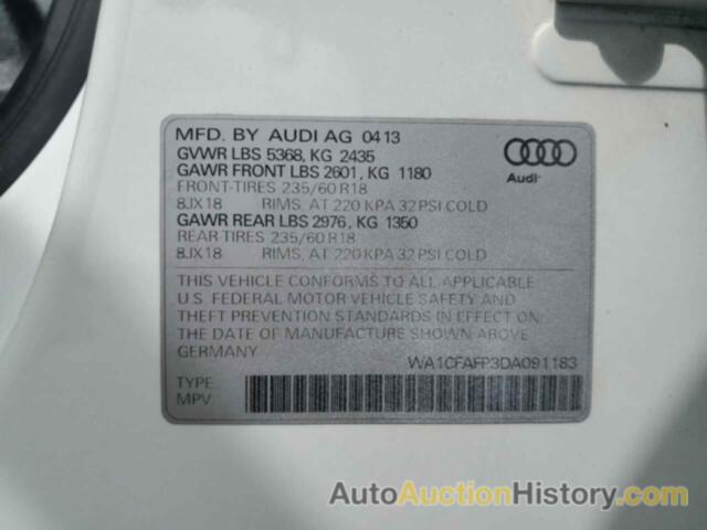 AUDI Q5 PREMIUM, WA1CFAFP3DA091183