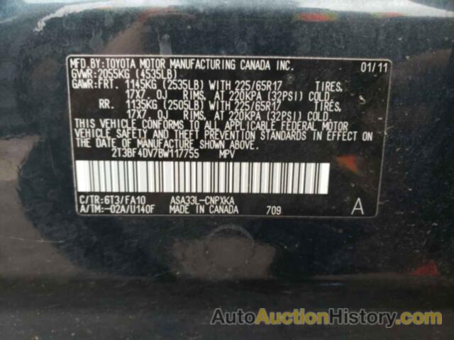 TOYOTA RAV4, 2T3BF4DV7BW117755