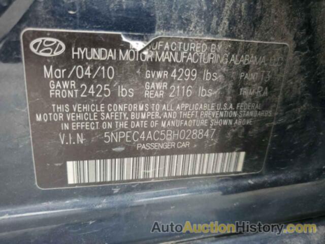 HYUNDAI SONATA SE, 5NPEC4AC5BH028847