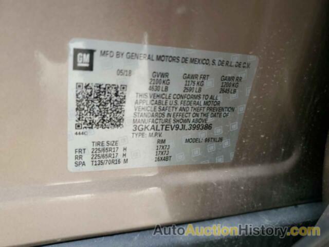 GMC TERRAIN SLE, 3GKALTEV9JL399386