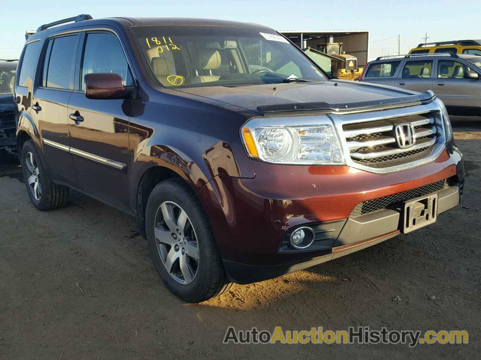 2012 HONDA PILOT TOURING, 5FNYF4H96CB071799