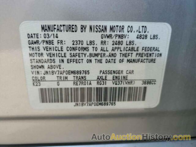 INFINITI Q50 BASE, JN1BV7AP0EM689765