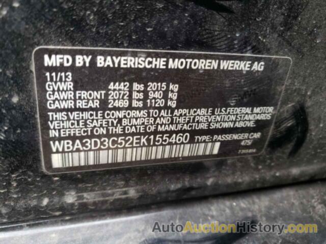 BMW 3 SERIES D, WBA3D3C52EK155460