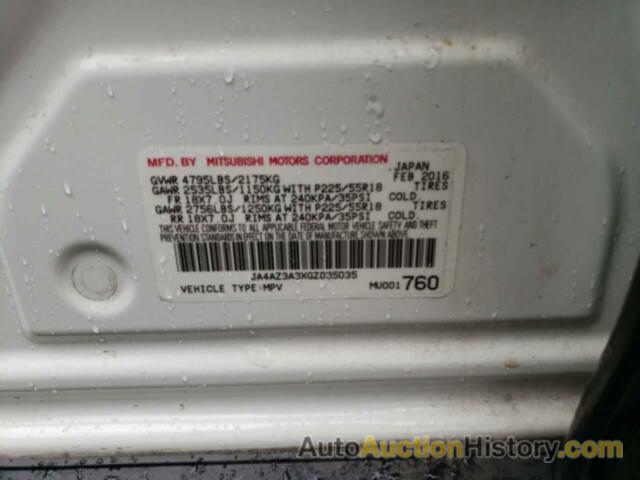 MITSUBISHI OUTLANDER SE, JA4AZ3A3XGZ035035