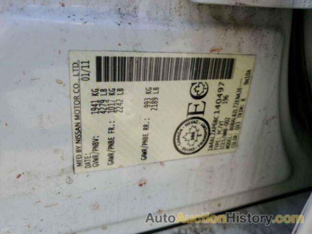 NISSAN ALTIMA BASE, 1N4AL2AP6BC140497