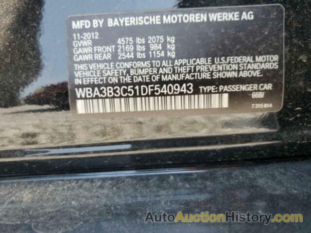BMW 3 SERIES XI, WBA3B3C51DF540943