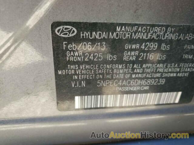 HYUNDAI SONATA SE, 5NPEC4AC6DH689239