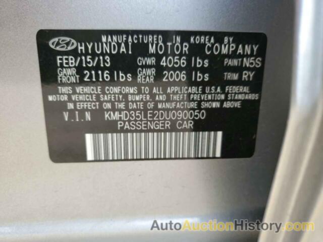 HYUNDAI ELANTRA, KMHD35LE2DU090050