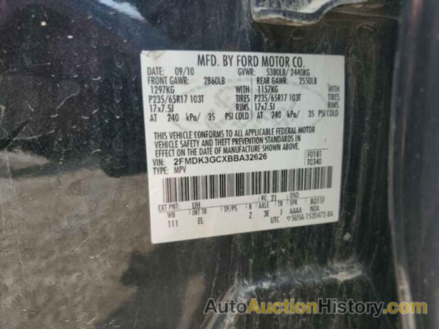 FORD EDGE SE, 2FMDK3GCXBBA32626