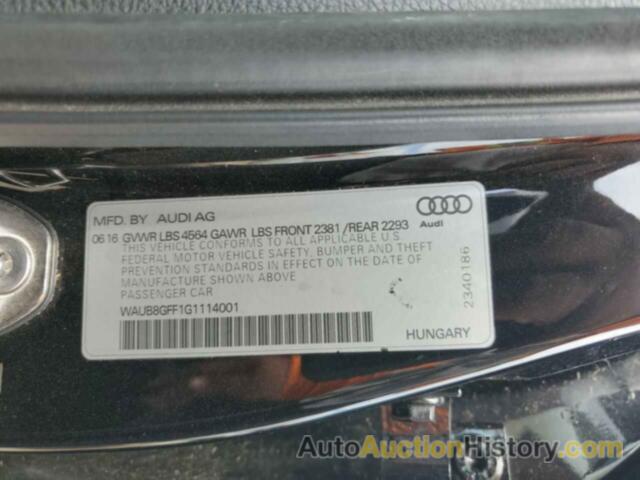 AUDI A3 PREMIUM, WAUB8GFF1G1114001