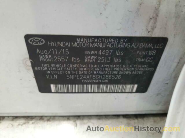 HYUNDAI SONATA SE, 5NPE24AF8GH286526