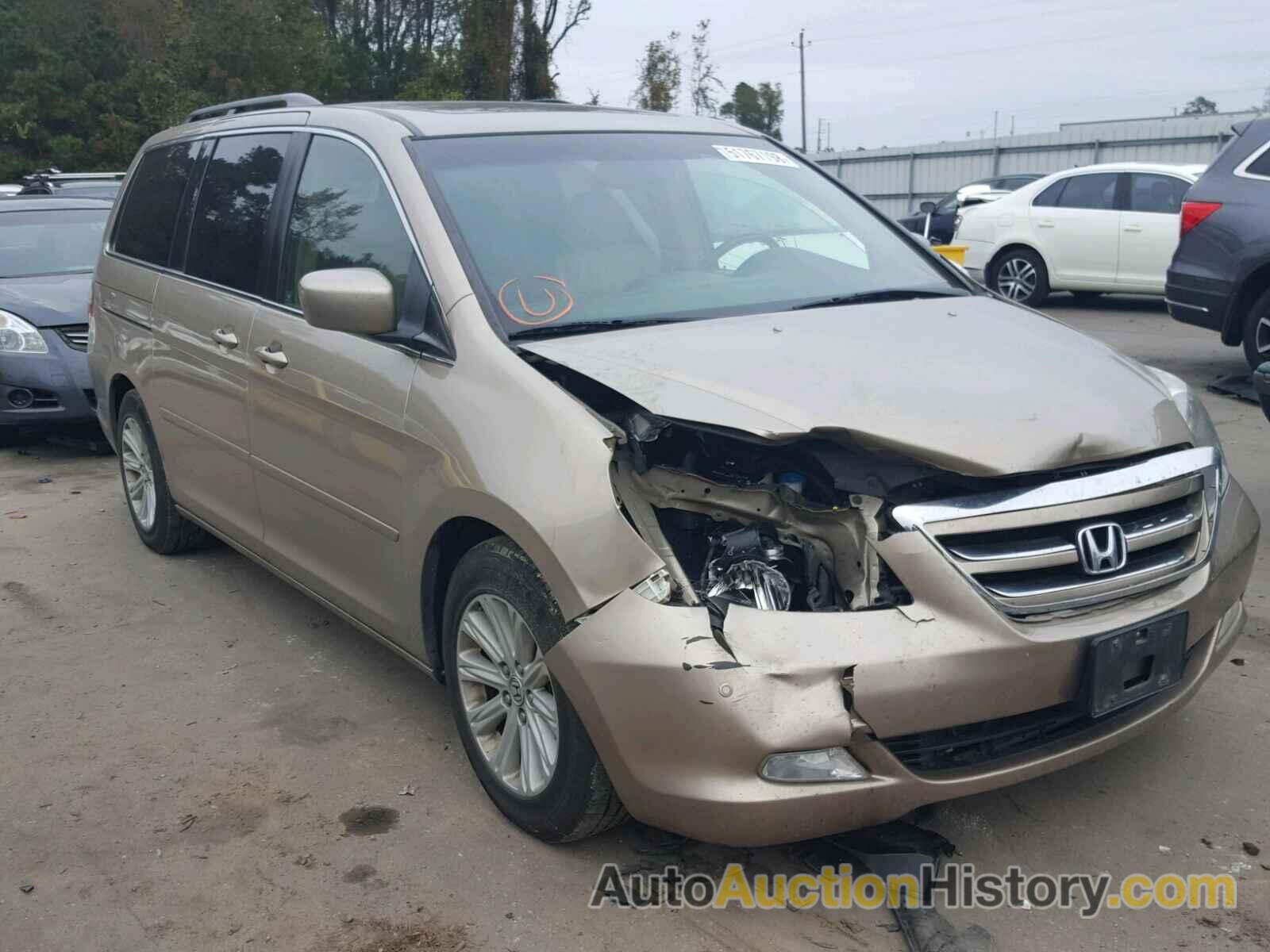 2006 HONDA ODYSSEY TOURING, 5FNRL38866B044766