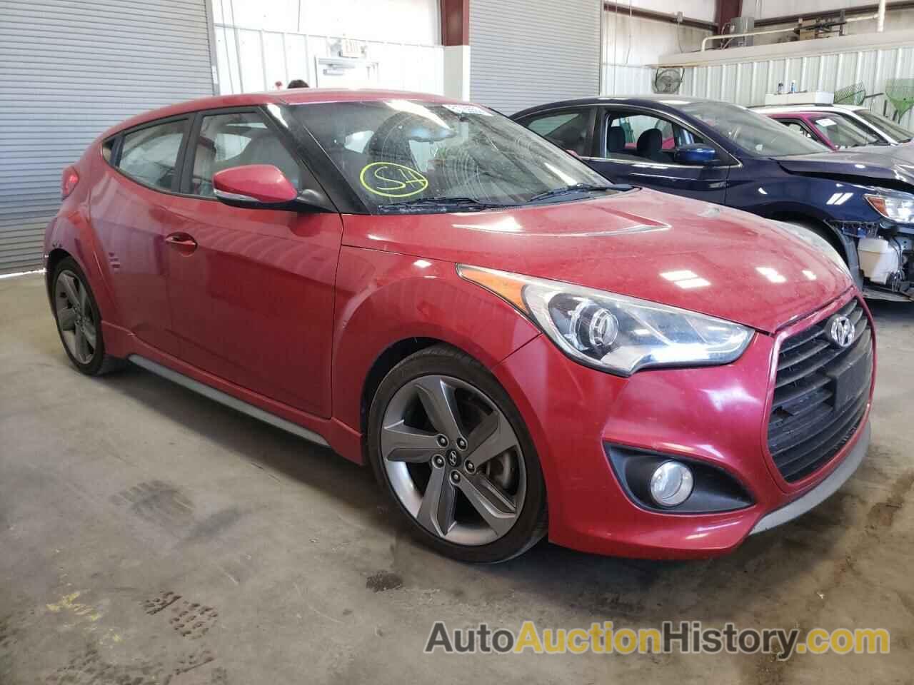 2013 HYUNDAI VELOSTER TURBO, KMHTC6AE8DU144181