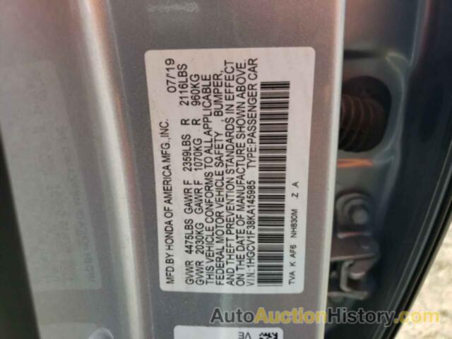 HONDA ACCORD SPORT, 1HGCV1F38KA145985