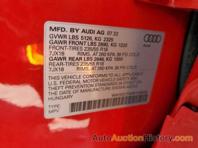 AUDI Q3 PREMIUM PLUS S LINE 45, WA1EECF34N1149548