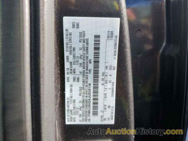 FORD ESCAPE SEL, 1FMCU9HDXJUD35138