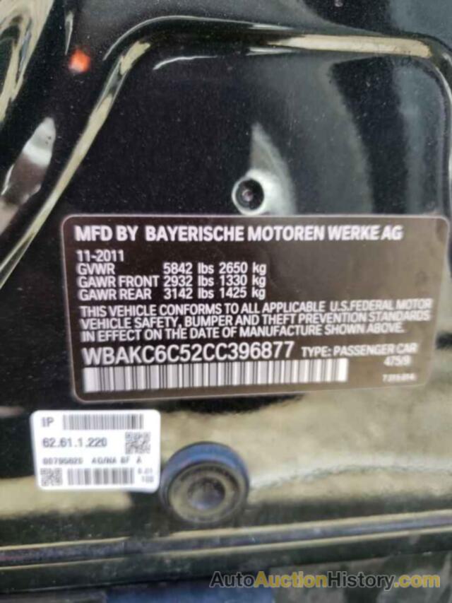 BMW 7 SERIES XI, WBAKC6C52CC396877