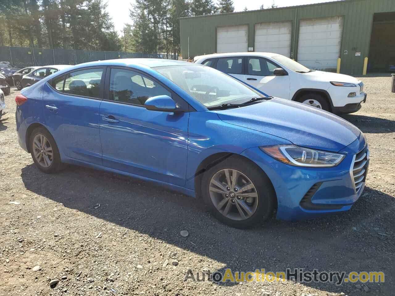 HYUNDAI ELANTRA SEL, 5NPD84LF3JH395992