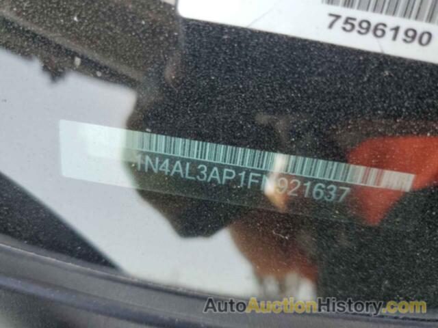 NISSAN ALTIMA 2.5, 1N4AL3AP1FN921637