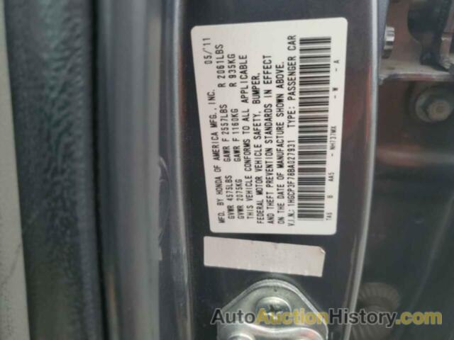 HONDA ACCORD EX, 1HGCP3F78BA027931