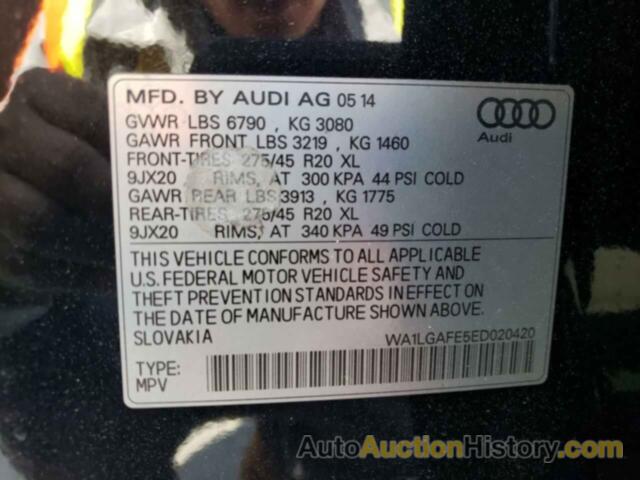 AUDI Q7 PREMIUM PLUS, WA1LGAFE5ED020420