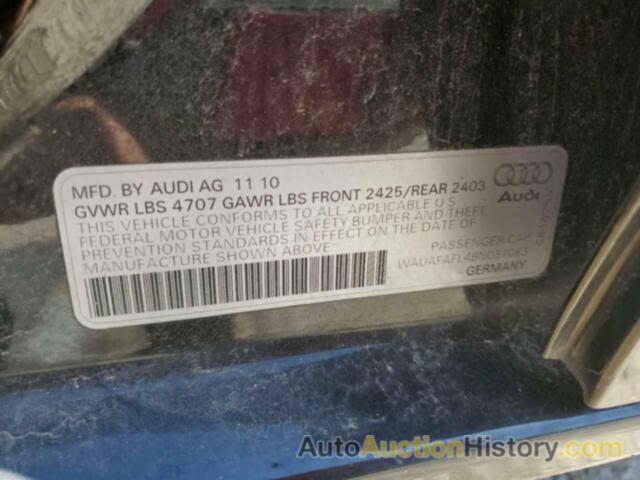 AUDI A4 PREMIUM, WAUAFAFL4BN034083