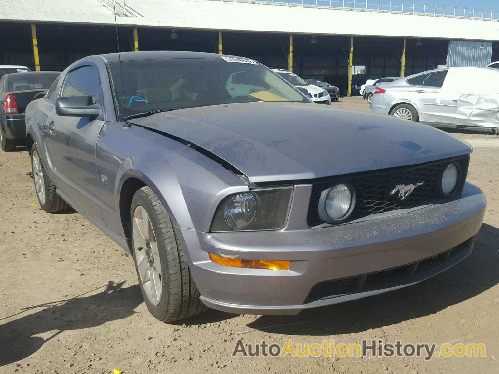 2007 FORD MUSTANG GT, 1ZVHT82H975224521