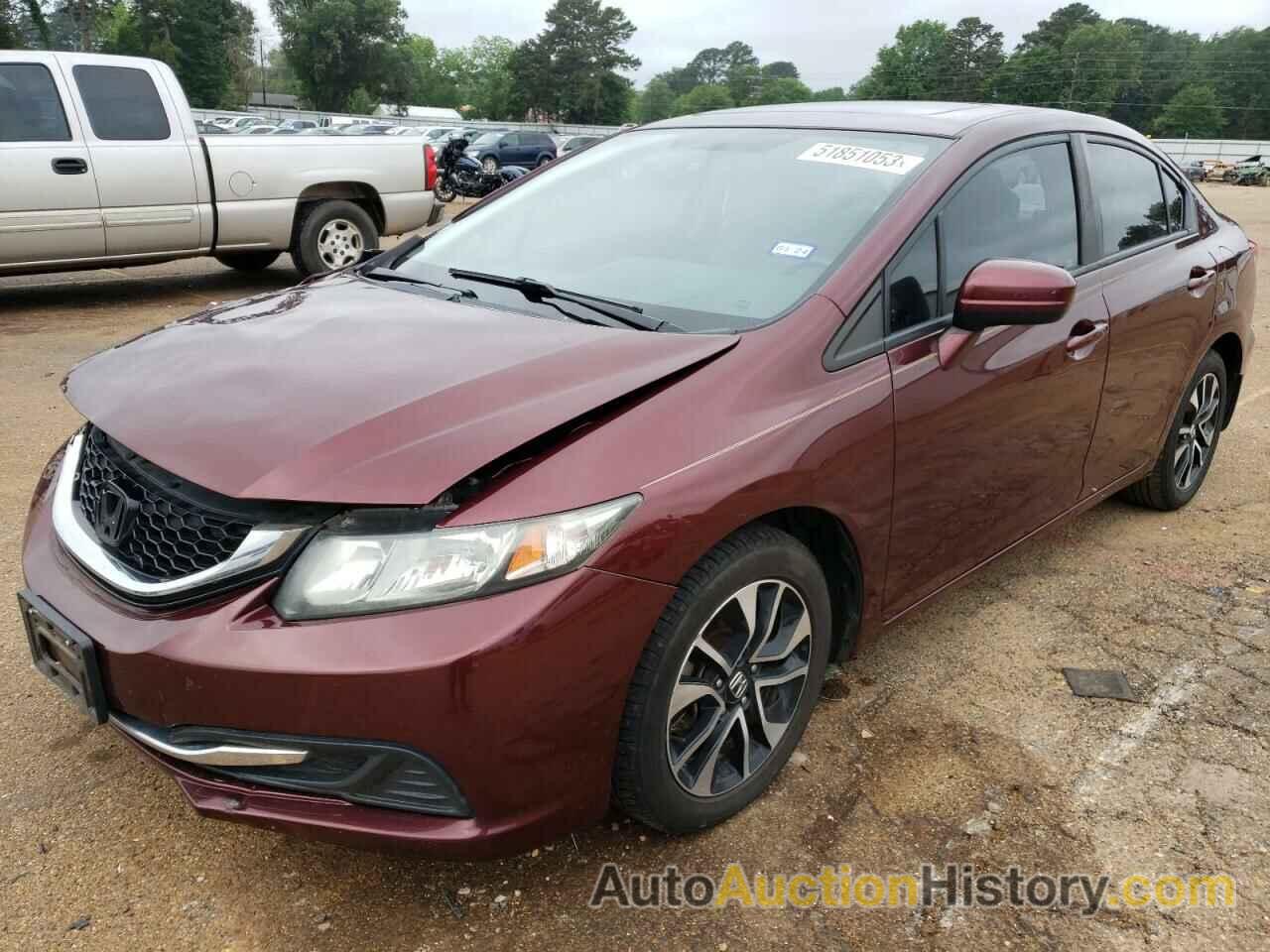 2014 HONDA CIVIC EX, 19XFB2F80EE084235