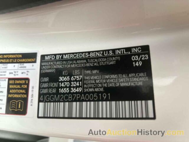 MERCEDES-BENZ EQE SUV 50 500 4MATIC, 4JGGM2CB7PA005191