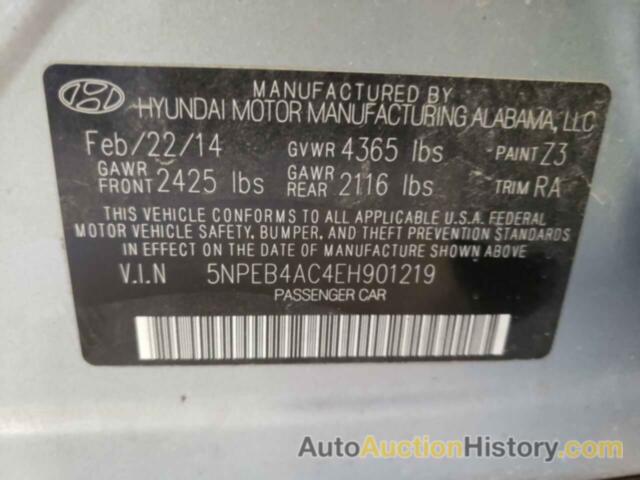 HYUNDAI SONATA GLS, 5NPEB4AC4EH901219