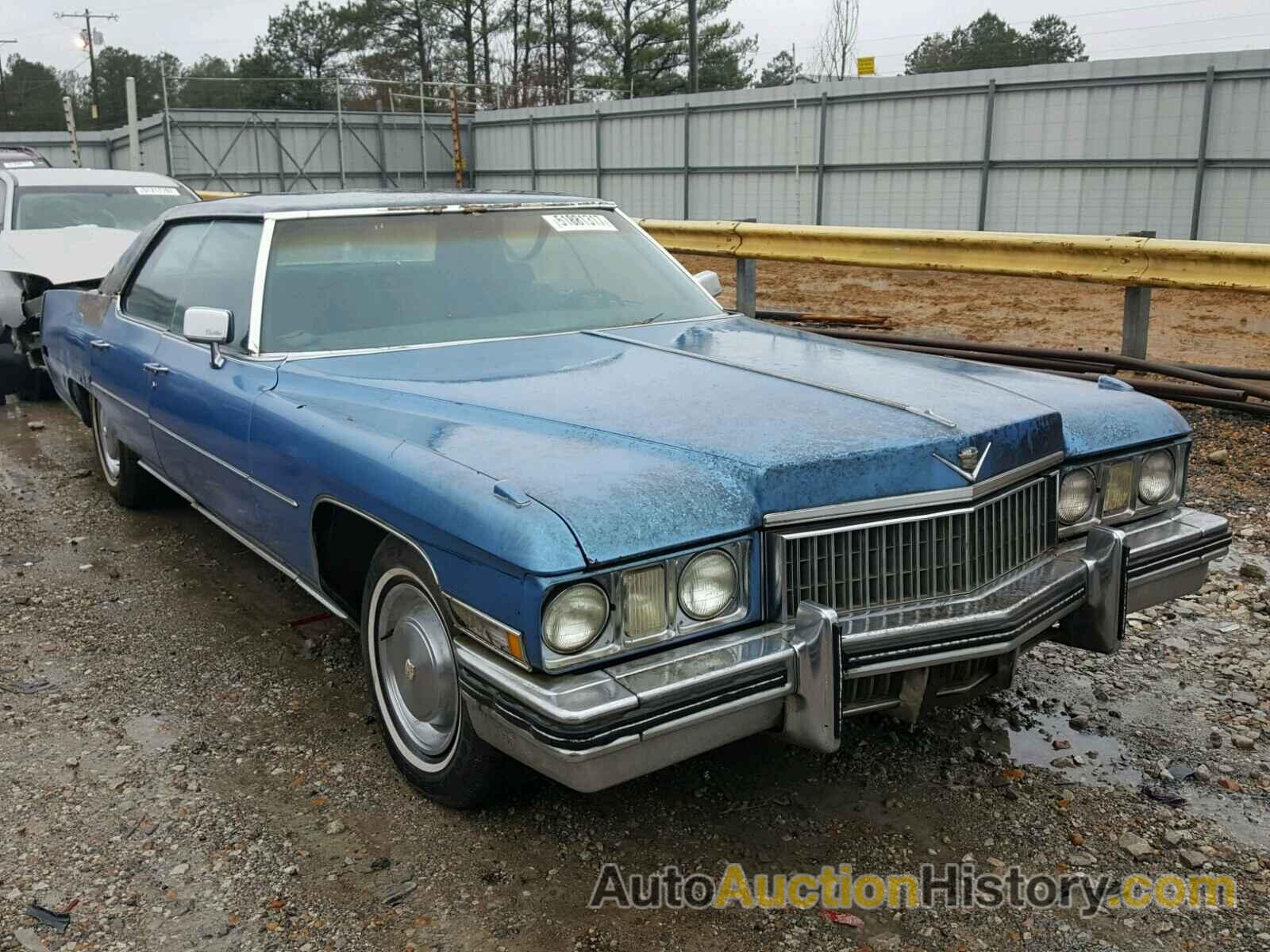 1973 CADILLAC DEVILLE, 6D49R30240464