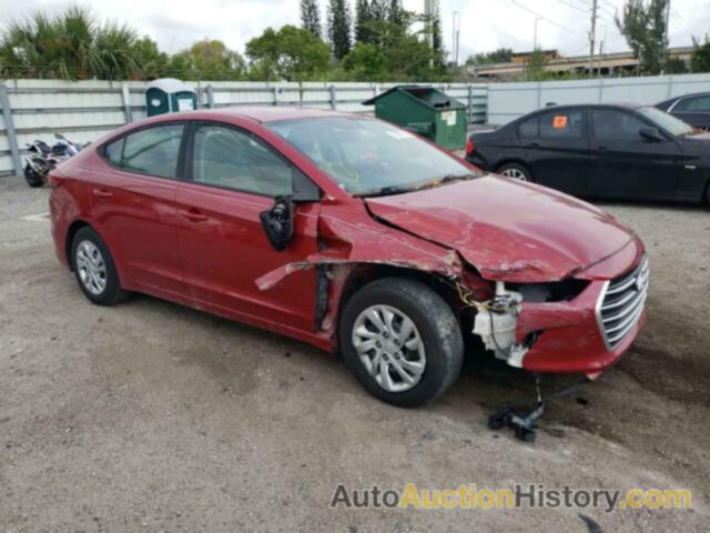 HYUNDAI ELANTRA SE, KMHD74LF4HU172486