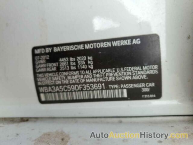 BMW 3 SERIES I, WBA3A5C59DF353691