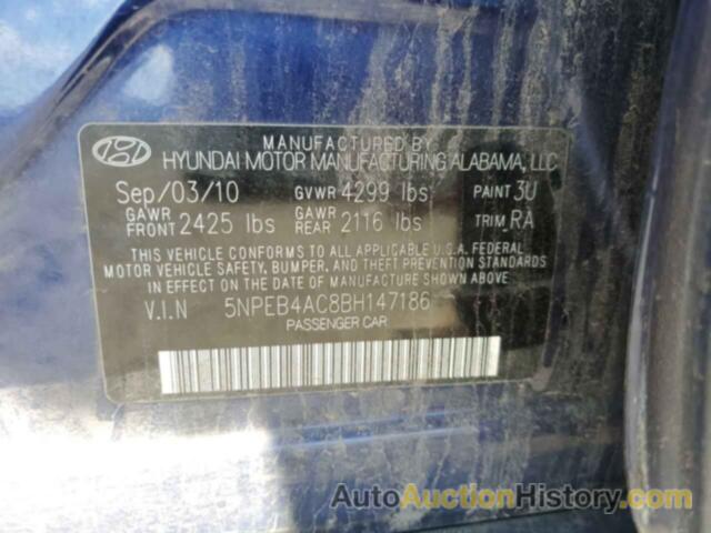 HYUNDAI SONATA GLS, 5NPEB4AC8BH147186