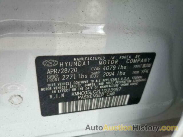 HYUNDAI IONIQ LIMITED, KMHC05LC2LU223987