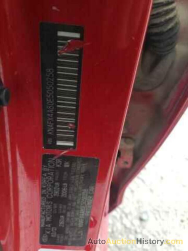 KIA FORTE EX, KNAFX4A80E5050258