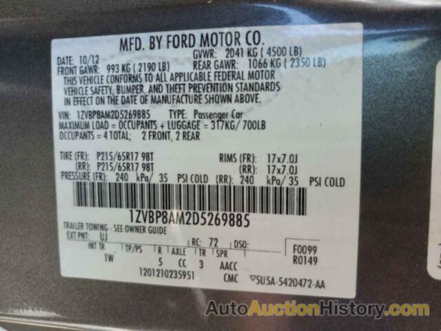 FORD ALL Models, 1ZVBP8AM2D5269885