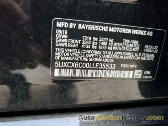 BMW X7 M50I, 5UXCX6C00LLE35533